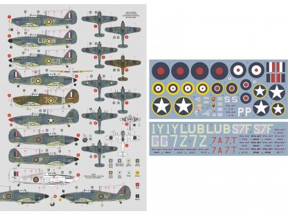 DK DECALS 1/48 Sea Hurricane (10x camo)