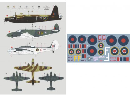 DK DECALS 1/48 WWII RAAF Twins Part IV (3x camo)