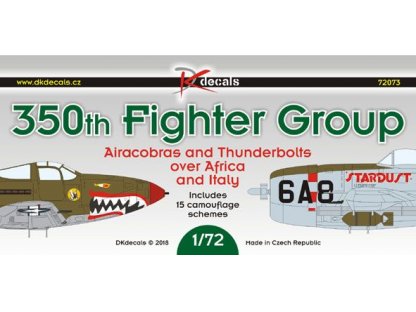 DK DECALS 1/72 350th Fighter Group 15x camo