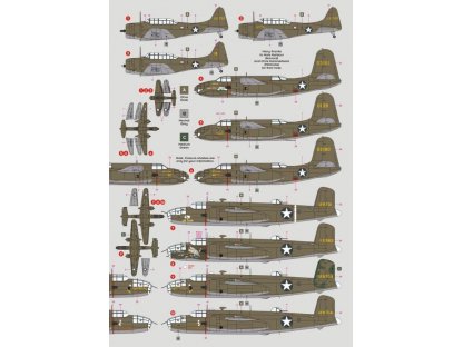 DK DECALS 1/72 3rd Attack Group "The Grim Reapers" 1942