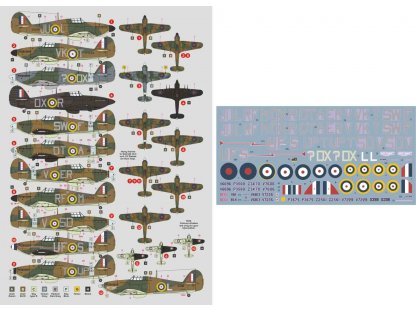 DK DECALS 1/72 Hurricane of Czechoslovak pilots in RAF sqdn. Pt.2