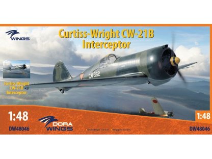 DORA WINGS 1/48 Curtiss-Wright CW-21B Interceptor