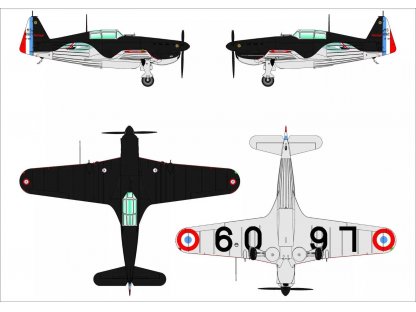 DORA WINGS 1/48 Morane Saulnier MS.406.C1 Battle of France