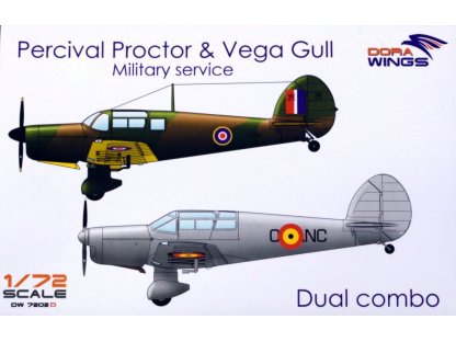 DORA WINGS 1/72 Percival Proctor   Vega Gull Military service