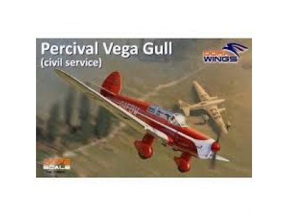 DORA WINGS 1/72 Percival Vega Gull - civil service (4x camo)