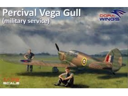 DORA WINGS 1/72 Percival Vega Gull - military serv. (4x camo)