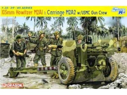 DRAGON 1/35 105mm HOWITZER M2A1 & CARRIAGE M2A2 