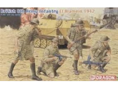 DRAGON 1/35 British 8th Army Infantry, Alamein 1942