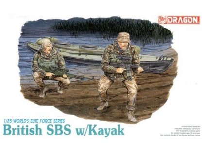 DRAGON 1/35 British SBS w/Kayak