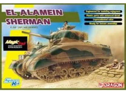 DRAGON 1/35 El Alamein Sherman (w/magic track