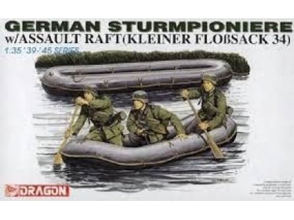 DRAGON 1/35 German Sturmpionere w/Assault raft