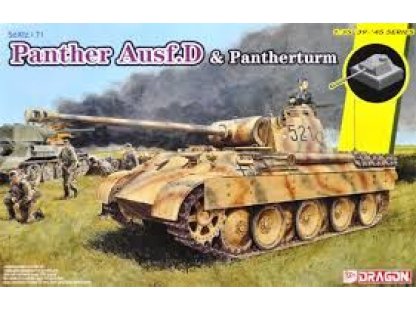 DRAGON 1/35 Panther Ausf.D mit Pantherturm