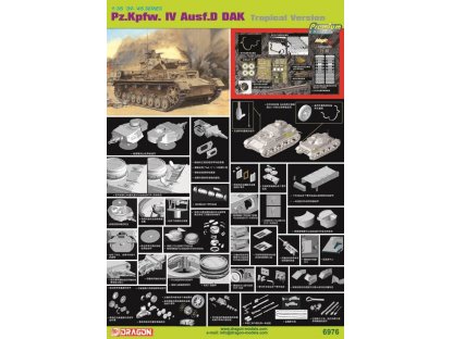 DRAGON 1/35 6976 Pz.Kpfw.IV Ausf.D DAK (PREMIUM) 