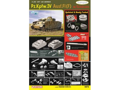 DRAGON 1/35 Pz.Kpfw.IV Ausf.F1(F) With Schurzen