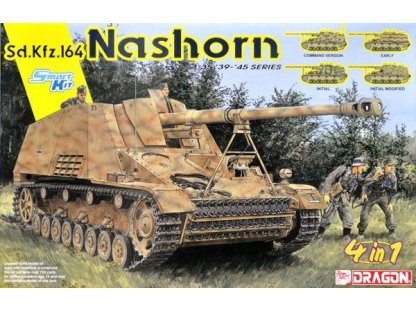 DRAGON 1/35 Sd.Kfz.164 Nashorn (4 in 1)