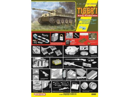 DRAGON 1/35 Sd.Kfz. 181 Tiger I Early Production Wittmanns Tiger