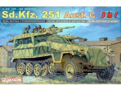 DRAGON 1/35 Sd.Kfz.251/10 3,7 cm Pak/36