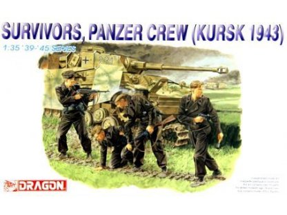DRAGON 1/35 Survivors panzer Crew, Kursk 1943