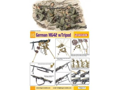 DRAGON 1/6 German MG42 w/Tripod