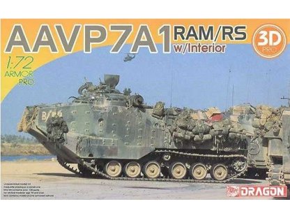 DRAGON 1/72 AAVP7A1 RAM/RS w/Interior