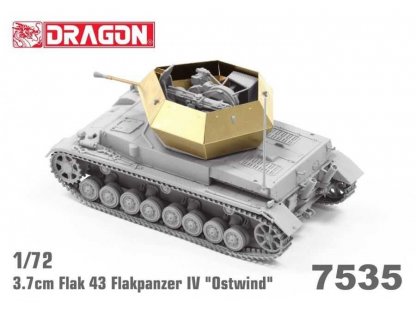 DRAGON 1/72 Lexa Models 002 3.7cm Flak 43 Flakpanzer IV Ostwind
