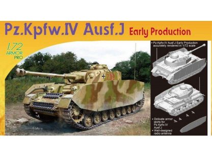 DRAGON 1/72 Pz.Kpfw.IV Ausf.J Early Production