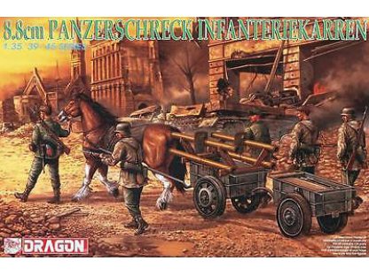 DRAGON 6104 1/35 8.8CM PANZERSCHRECK INFANTERIEKARREN