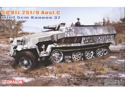 DRAGON 1/35 6225 Sd.Kfz.251/9 Ausf.C EARLY PRODUCTION