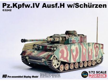 DRAGON ARMOR 1/72 63242 Pz.Kpfw. IV Ausf. H w/Shurzen