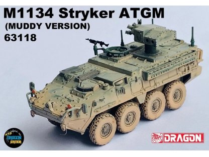 DRAGON ARMOR 1/72 M1134 Stryker ATGM (Muddy Version)
