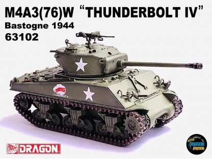 DRAGON ARMOR 1/72 M4A3(76)W "Thunderbolt IV" Bastogne 1944