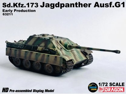 DRAGON ARMOR 1/72 Sd.Kfz.173 Jagdpanther Ausf.G1 Early Production