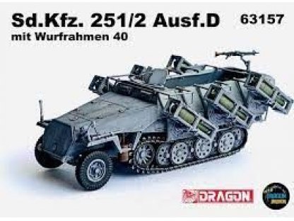 DRAGON ARMOR 1/72 Sd.Kfz. 251/2 Ausf.D mit Wurfrahmen 40