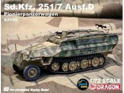 DRAGON ARMOR 1/72 Sd.Kfz. 251/7 Ausf.D Pionierpanzerwagen