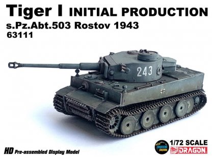 DRAGON ARMOR 1/72 Tiger I Initial Production s.Pz.Abt.503 Rostov 1943