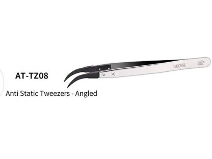 DSPIAE AT-TZ08 Anti-Static Tweezers – Angled