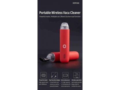 DSPIAE HC-V Portable handheld vacuum cleaner