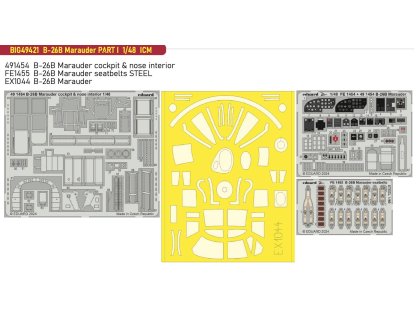 ED BIGED 1/48 B-26B Marauder PART I for ICM