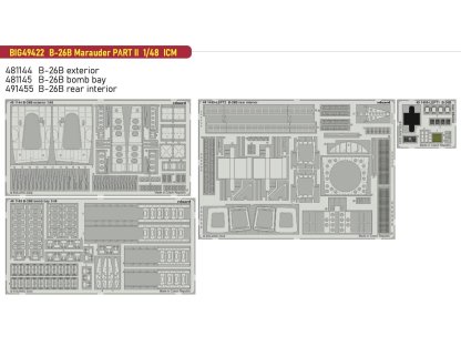 ED BIGED 1/48 B-26B Marauder PART II for ICM
