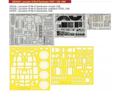 ED BIGED 1/48 Lancaster B Mk.III Dambuster PART I for HKM