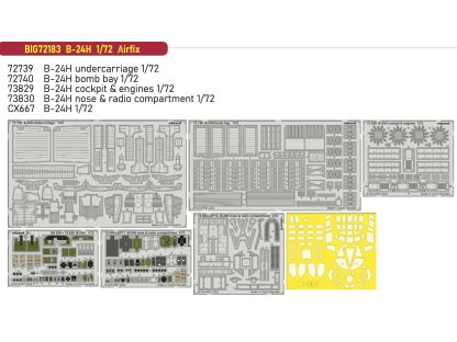 ED BIGED 1/72 B-24H Liberator for AIR