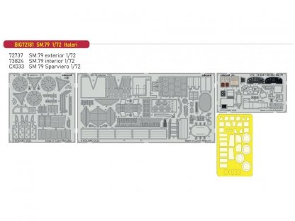 ED BIGED 1/72 SM.79 Sparviero for ITA