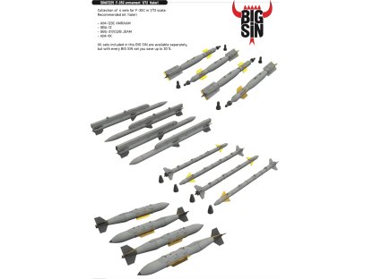 ED BIGSIN 1/72 F-35C Lighting II armament  for ITA