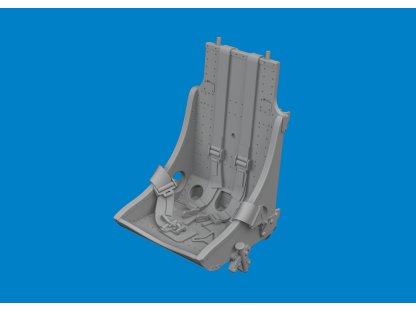 ED BRASSIN 1/48 P-51B/C Mustang seat w/ integral belts Type 1