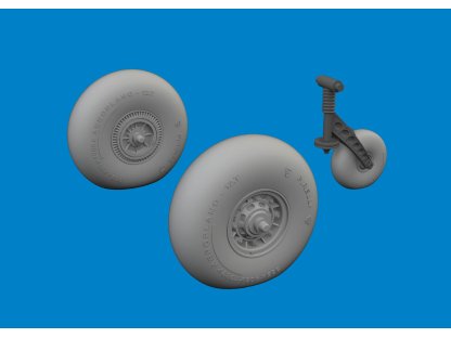 ED BRASSIN 1/48 SM.79 Sparviero wheels for EDU