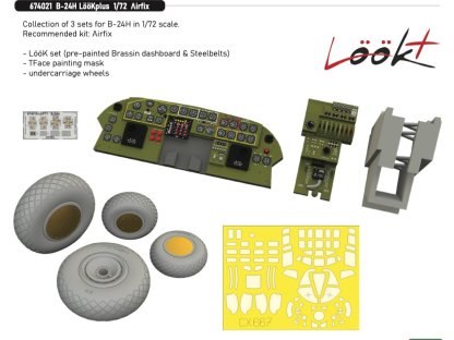 ED BRASSIN 1/72 B-24H Liberator LööKplus  for AIR