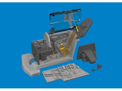 ED BRASSIN 1/72 Bf 109G-10 cockpit PRINT  for EDU