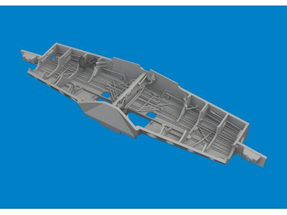 ED BRASSIN 1/72 P-51D Mustang wheel bay PRINT for EDU