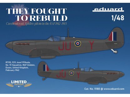 ED LIMITED 1/48 THEY FOUGHT TO REBUILD DUAL COMBO Spitfire Mk.V in Czechoslovak serv.