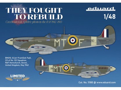 ED LIMITED 1/48 THEY FOUGHT TO REBUILD DUAL COMBO Spitfire Mk.V in Czechoslovak serv.